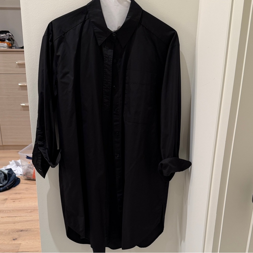 Classic Woven Shirt Dress